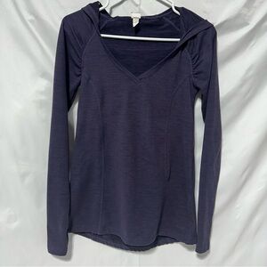 Diadora Women's V-Neck Hoodie Fitness Apparel sz XS